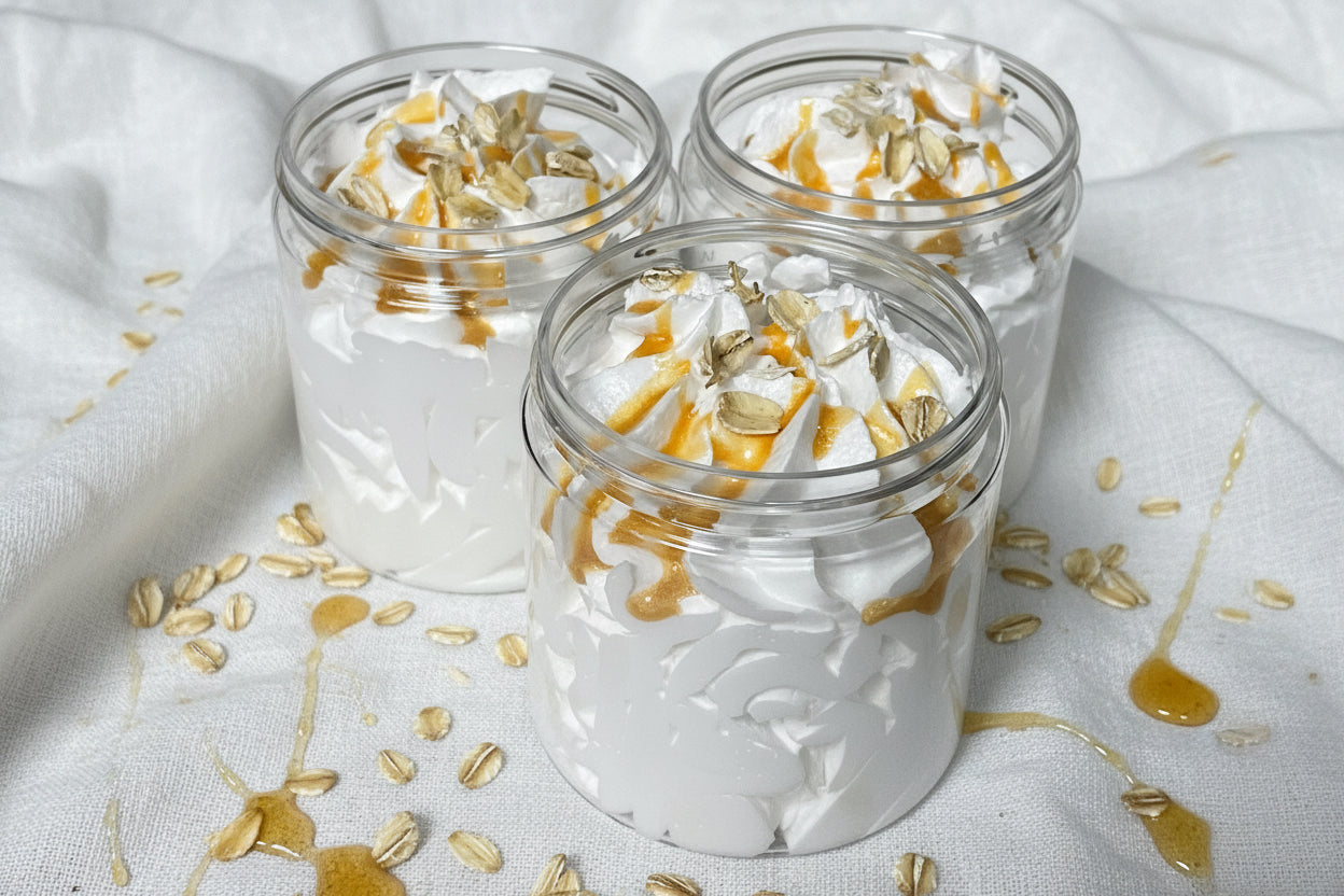 Oatmeal, Milk & Honey Sugar Whipped Soap