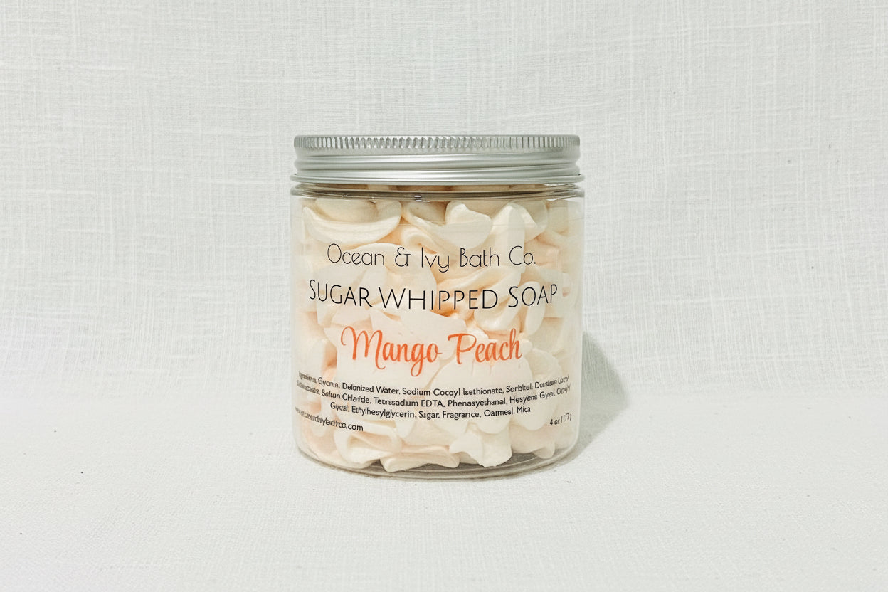 Mango & Peach Sugar Whipped Soap