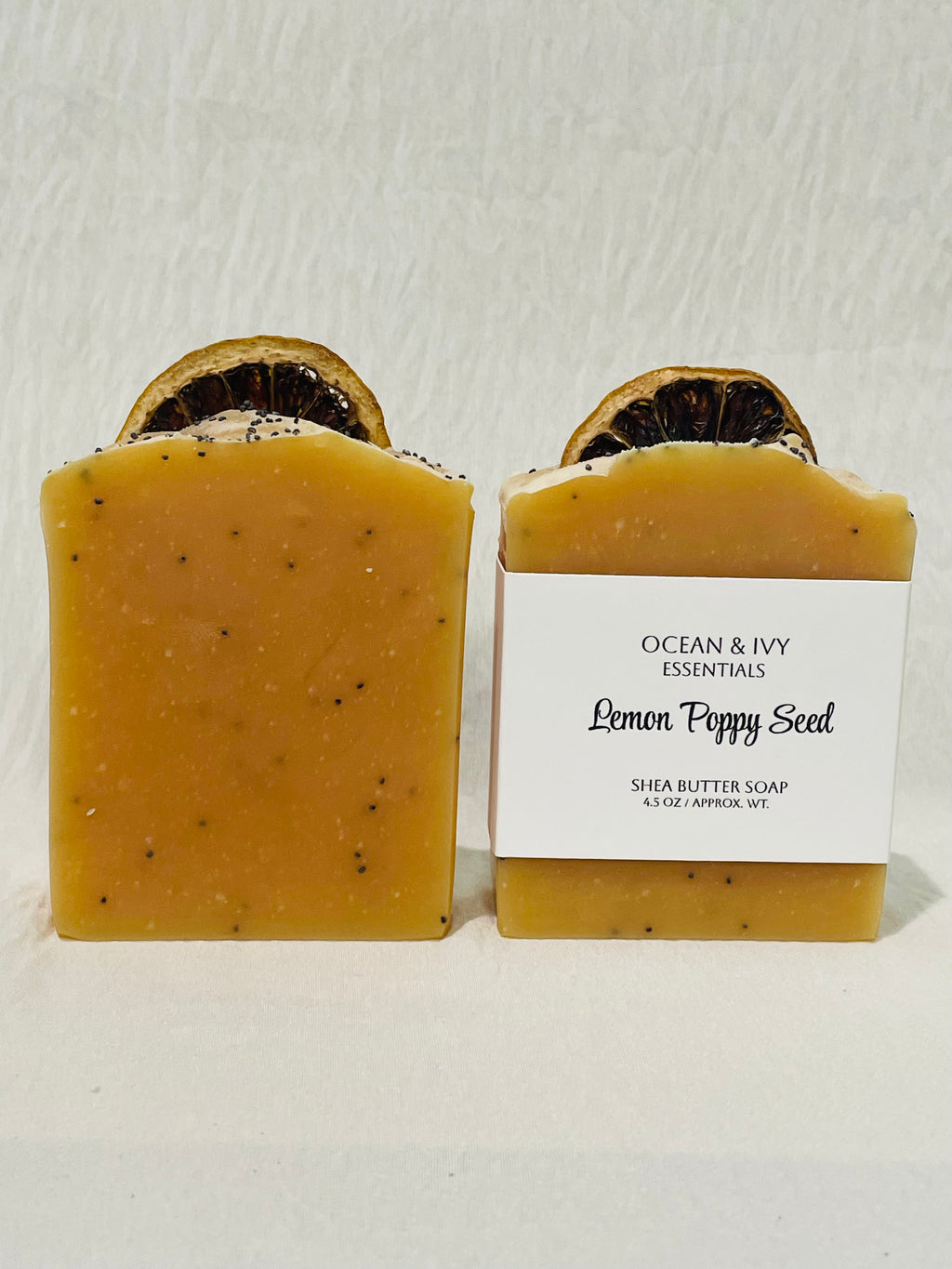 Lemon Poppy Seed Shea Butter Bar Soap