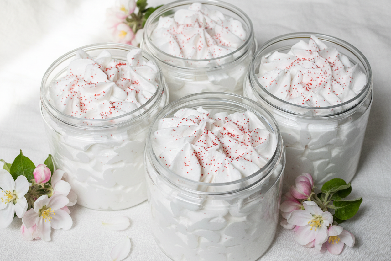 Sweet Apple Blossom Sugar Whipped Soap