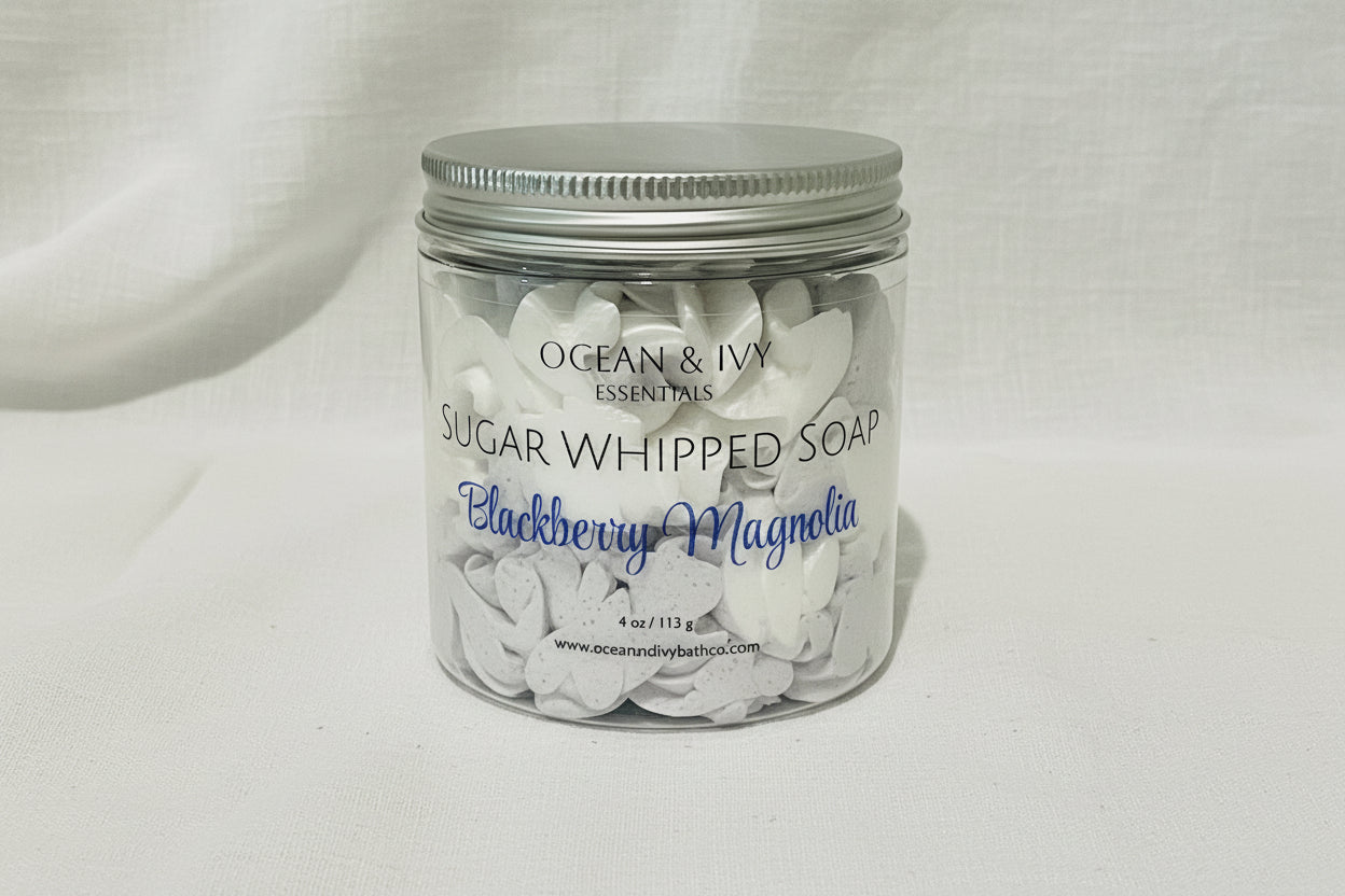 Blackberry & Magnolia Sugar Whipped Soap