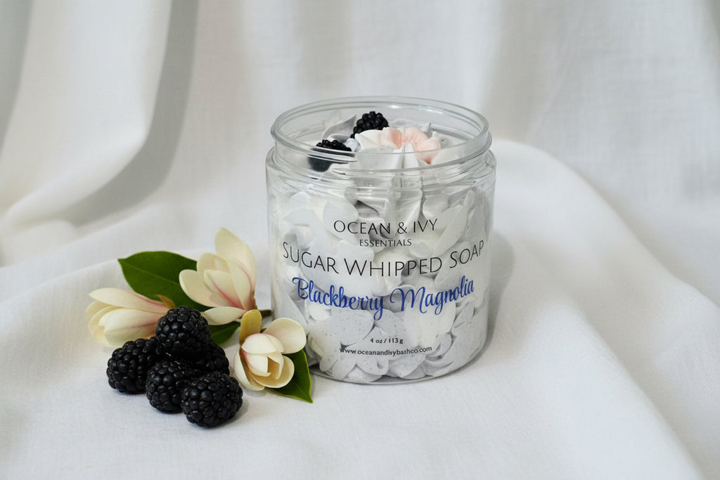 Blackberry & Magnolia Sugar Whipped Soap
