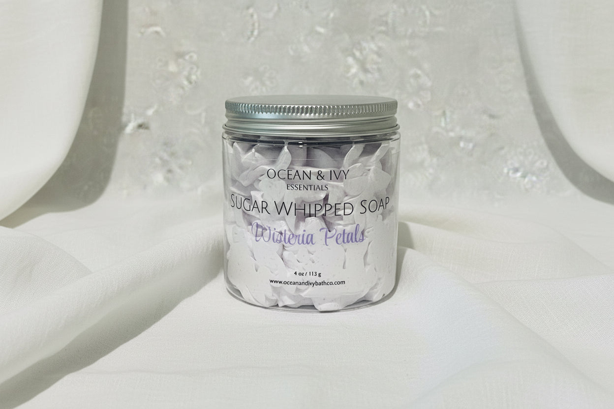 Wisteria Petals Sugar Whipped Soap