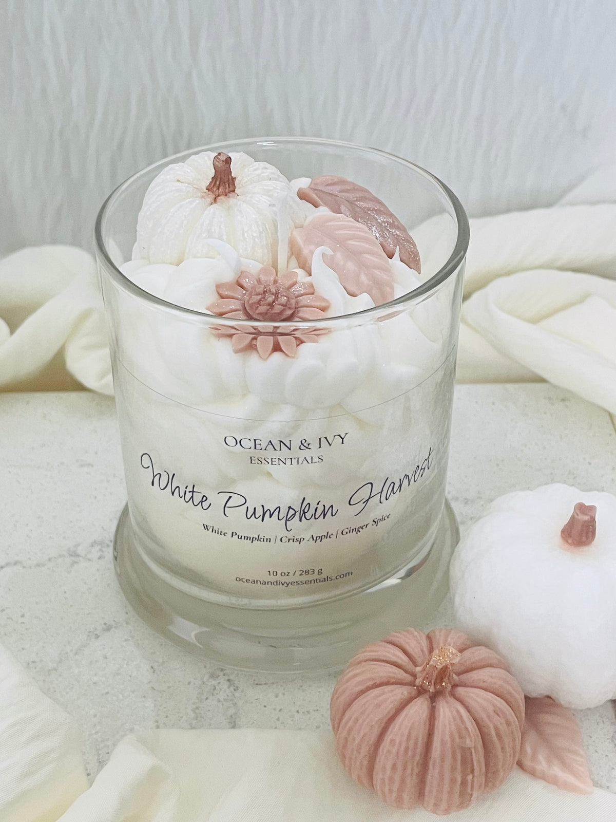 White Pumpkin Harvest Candle