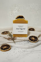 Lemon Poppy Seed Shea Butter Bar Soap