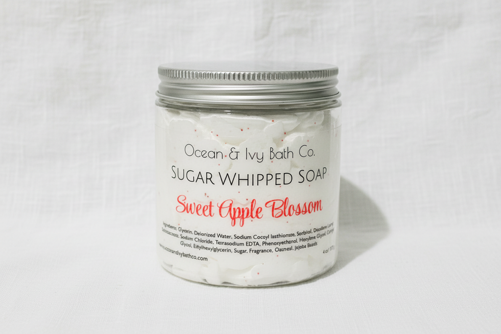 Sweet Apple Blossom Sugar Whipped Soap