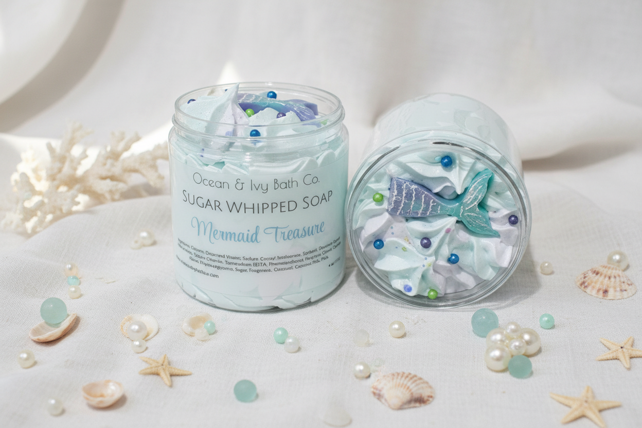 Mermaid Treasure Sugar Whipped Soap